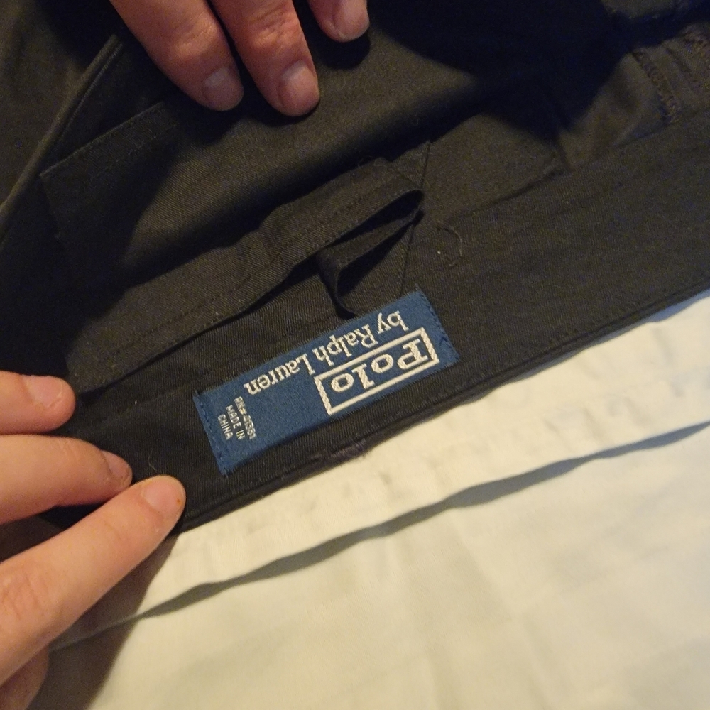 Ralph Lauren black dress pants silk 38/32
